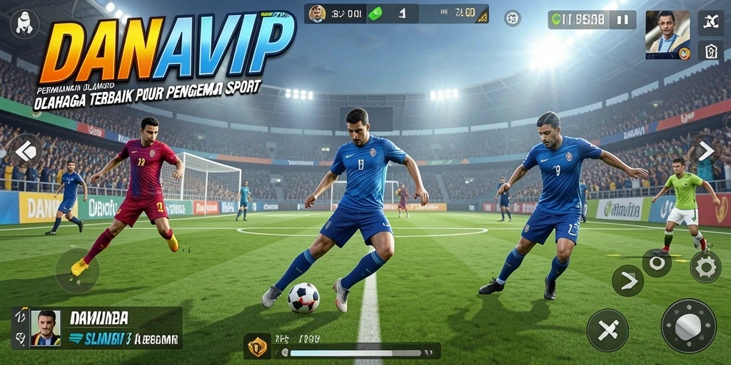 Tampilan gameplay yang seru dan mendebarkan di DANAVIP.