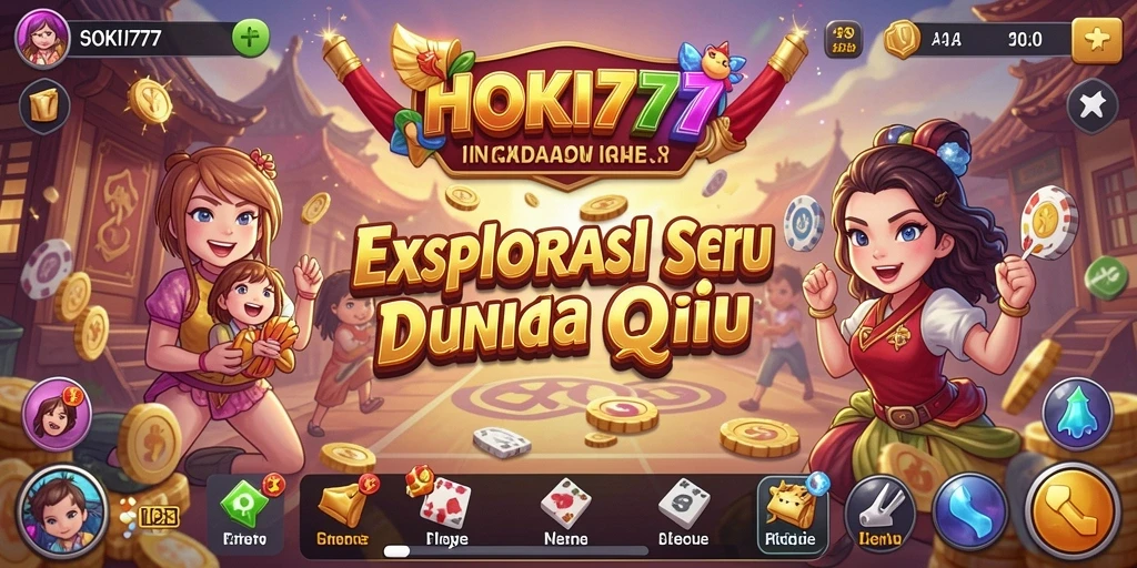 Tampilan gameplay QiuQiu yang menarik dan penuh aksi.