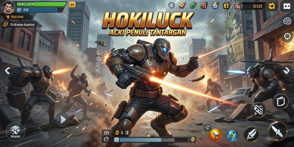 Screenshot gameplay HOKILUCK menampilkan aksi seru dan grafis memukau.