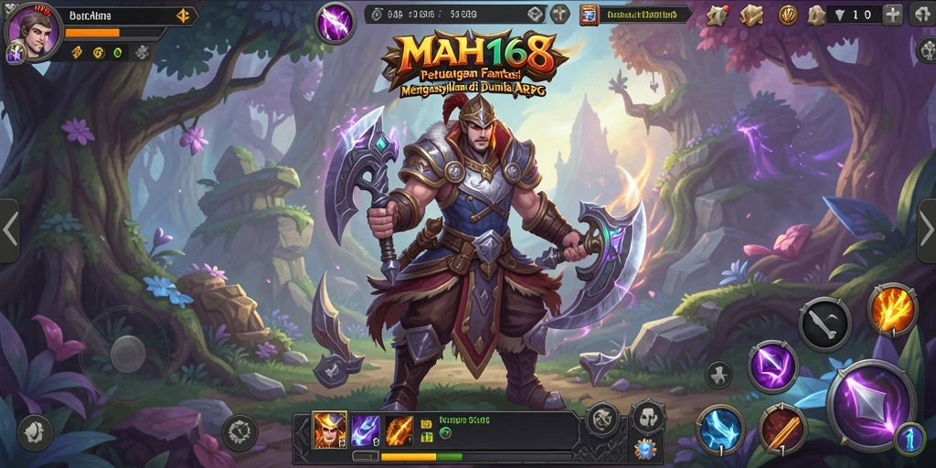 Tampilan gameplay <strong>MAHA168</strong> yang mendebarkan dalam dunia fantasi.