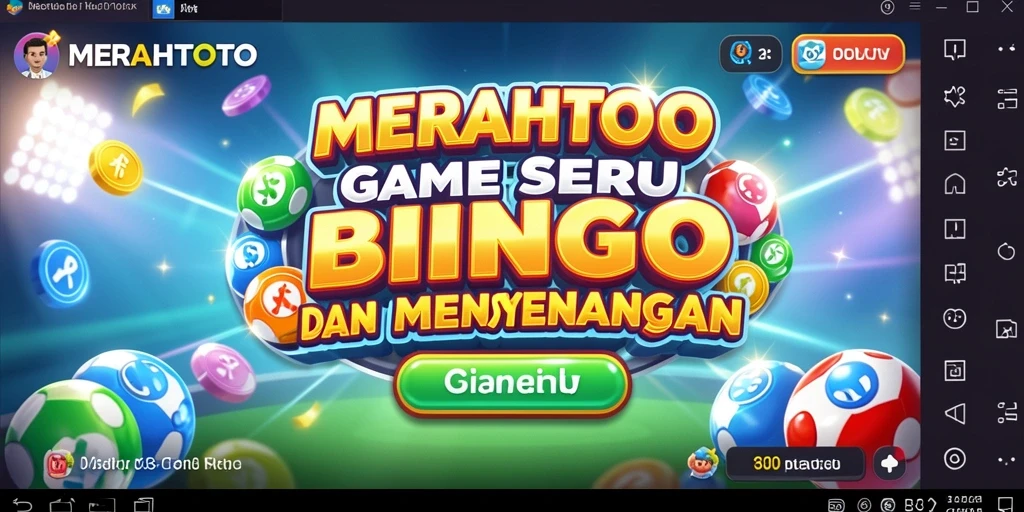 Tampilan utama gameplay MERAHTOTO yang seru dan interaktif.
