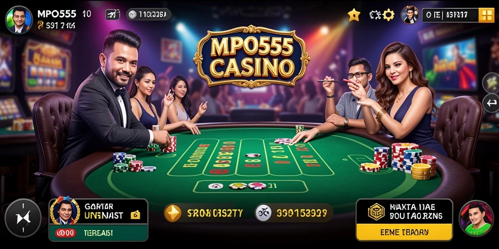 Tampilan gameplay Live Casino yang mendebarkan dan interaktif.