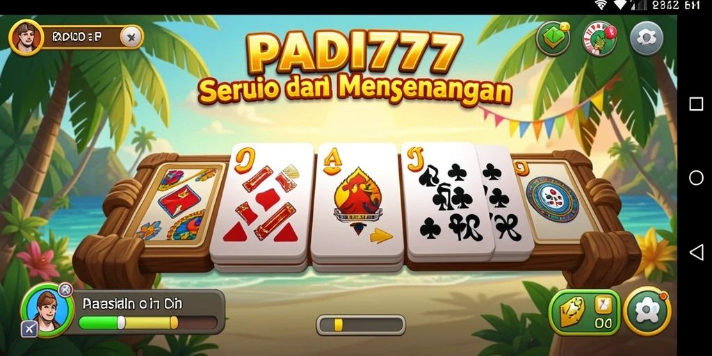 Screenshot PADI777 yang menampilkan gameplay Domino yang mengasyikkan dan interaktif.