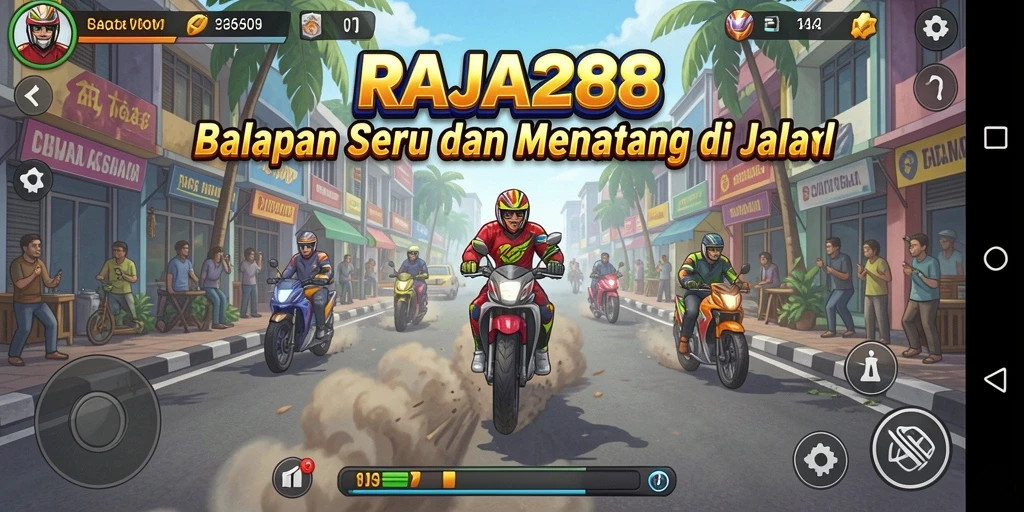 Tampilan gameplay RAJA288 yang mendebarkan dan penuh aksi.