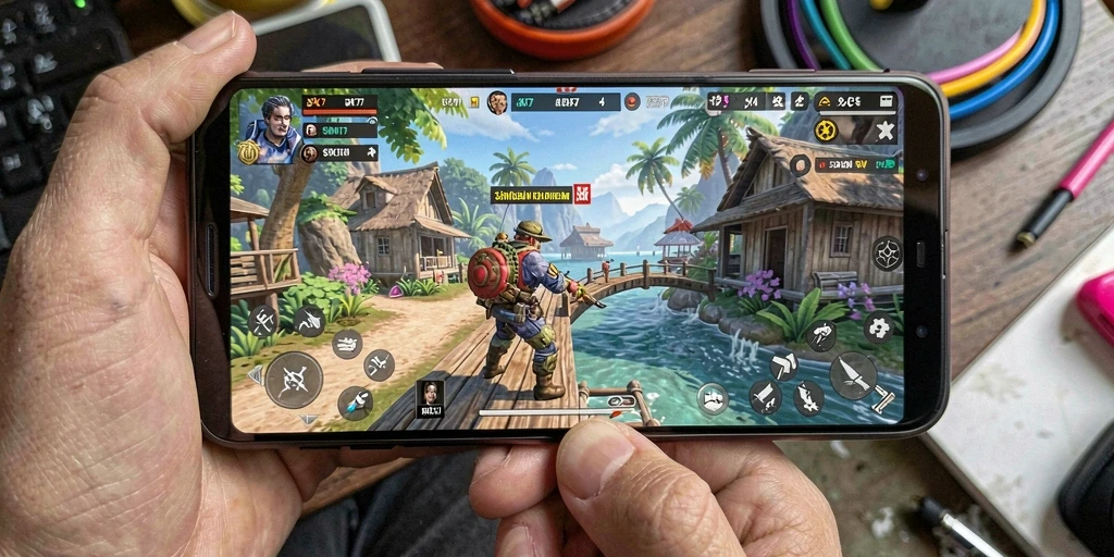 Tampilan gameplay RK77 yang menarik dan interaktif.